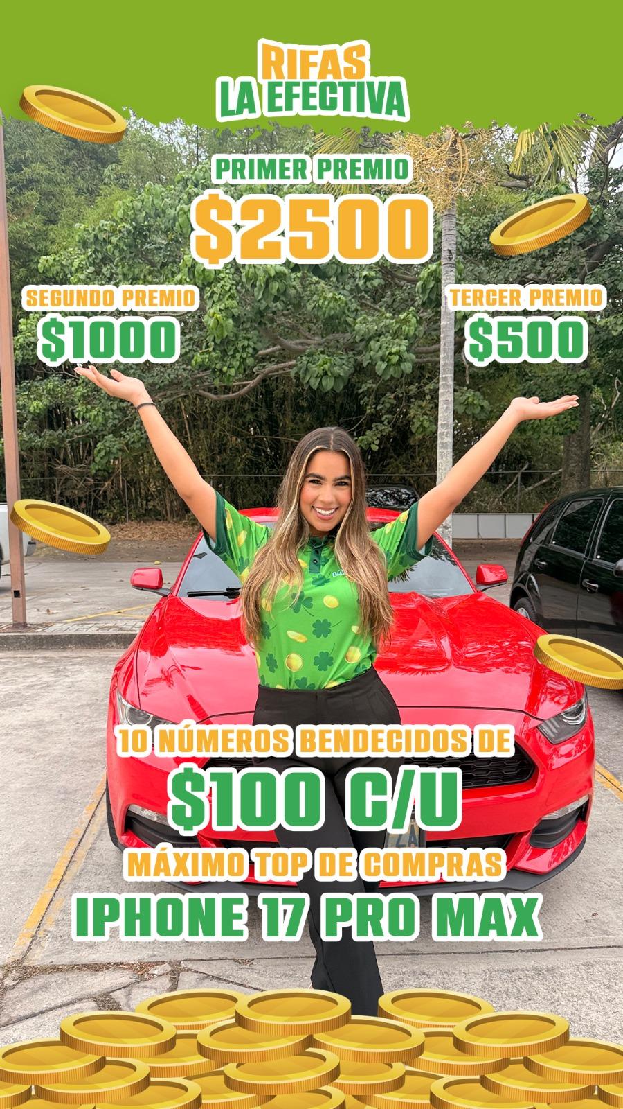 *JUEGA Y GANA🏆*, 🤝🏻 CON 🍀RIFA LA EFECTIVA🍀 POR TAN SOLO 90.00bs O 500 PESITOS (VALOR DE CADA 🎟️), POR LA COMPRA DE 1 🎟️, YA ESTÁS PARTICIPANDO POR NUESTROS PREMIOS (HASTA AGOTARSE LA EXISTENCIA), LOS CUALES JUGARÁN POR LA LOTERÍA DEL TACHIRA DEL SUPER GANA, TRIPLE ÑAPA MAS EL NUMERO DE FRUTA✨
